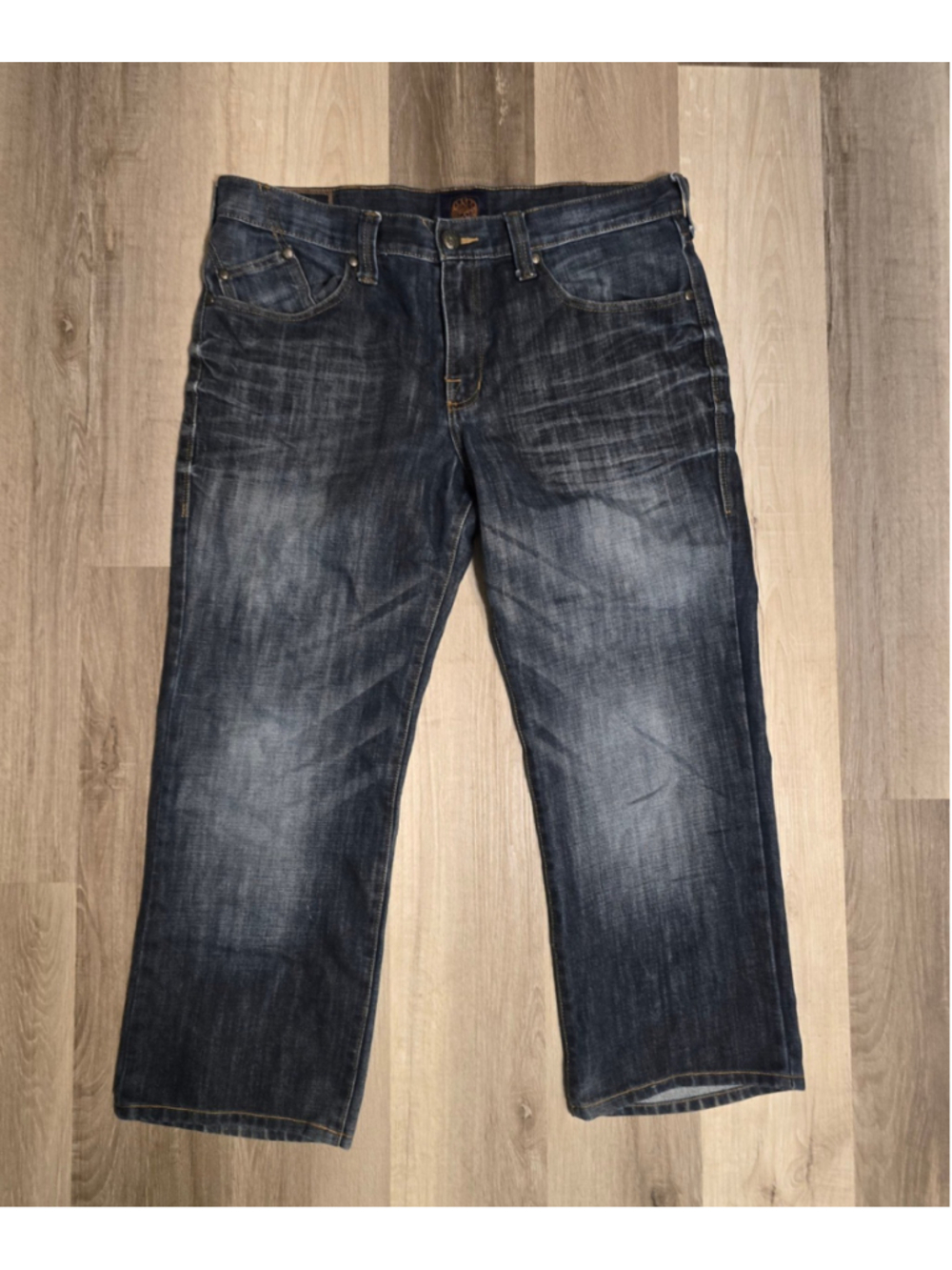 Rock & Republic Men's flap pocket Jeans TAG 36x30 ALTERED FIT ACTUAL 36x26